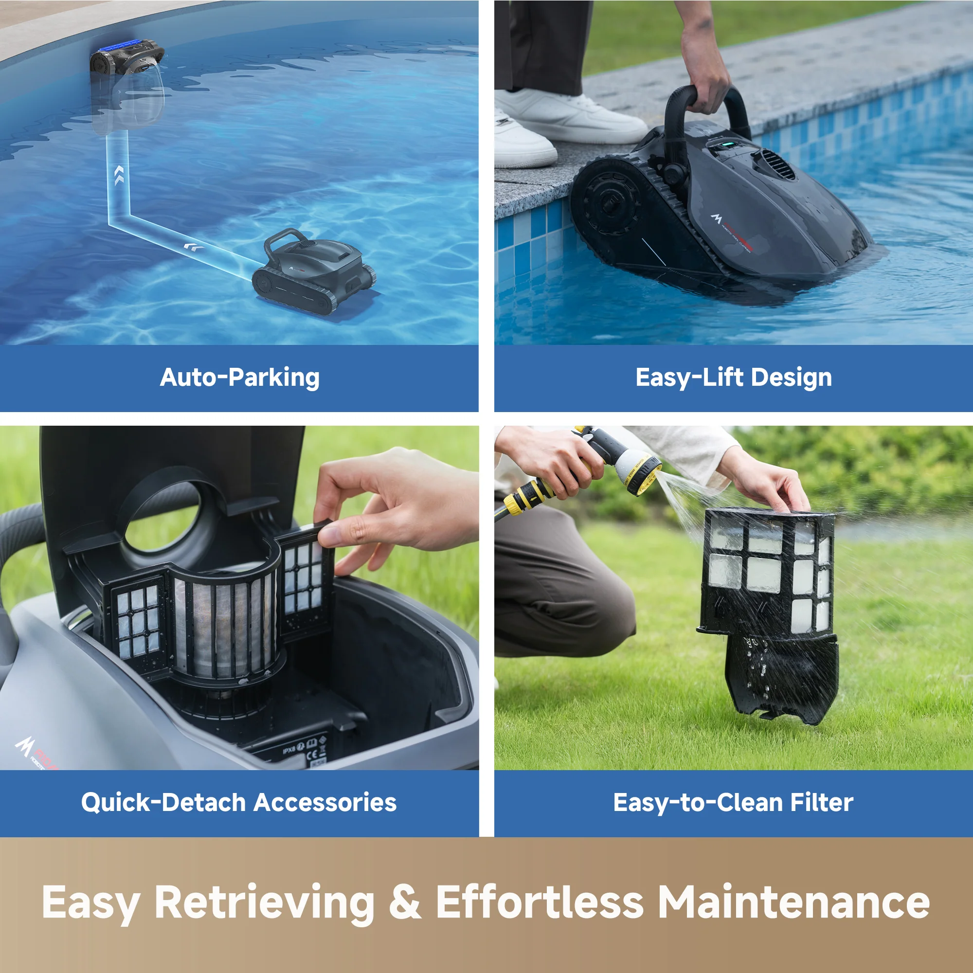 MOVA Diver A10 Robotic Pool Cleaner - Image 9